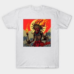 JUMBIE – FULL COLOUR – FETERS AND LIMERS – CARIBBEAN FOLKLORE EVENT DJ GEAR T-Shirt
